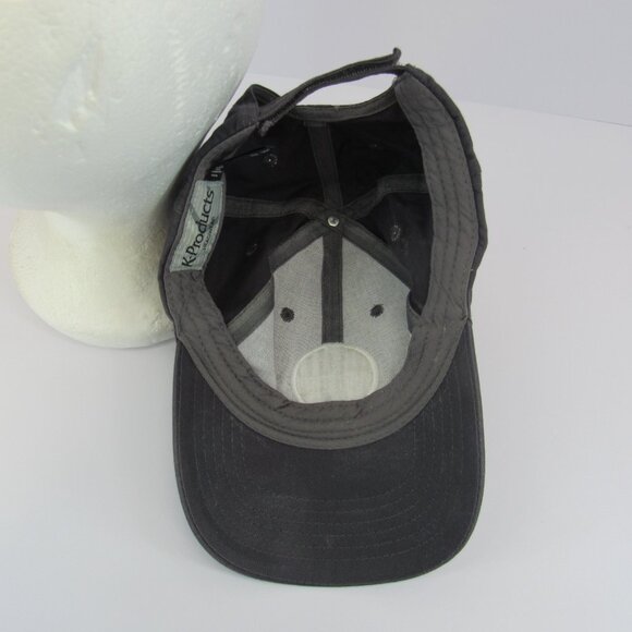 Coca Cola Embroidered Patch Logo Men's Gray Adjustable Strap Back Cap Hat - Picture 7 of 8